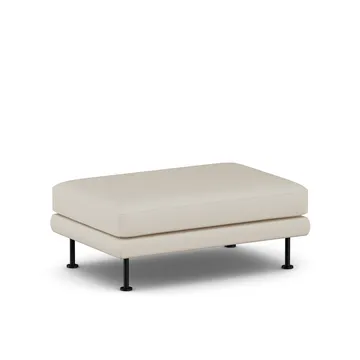 Bredhult Fußhocker - Jump Beige 1956-Schwarzer Stahl - 1898