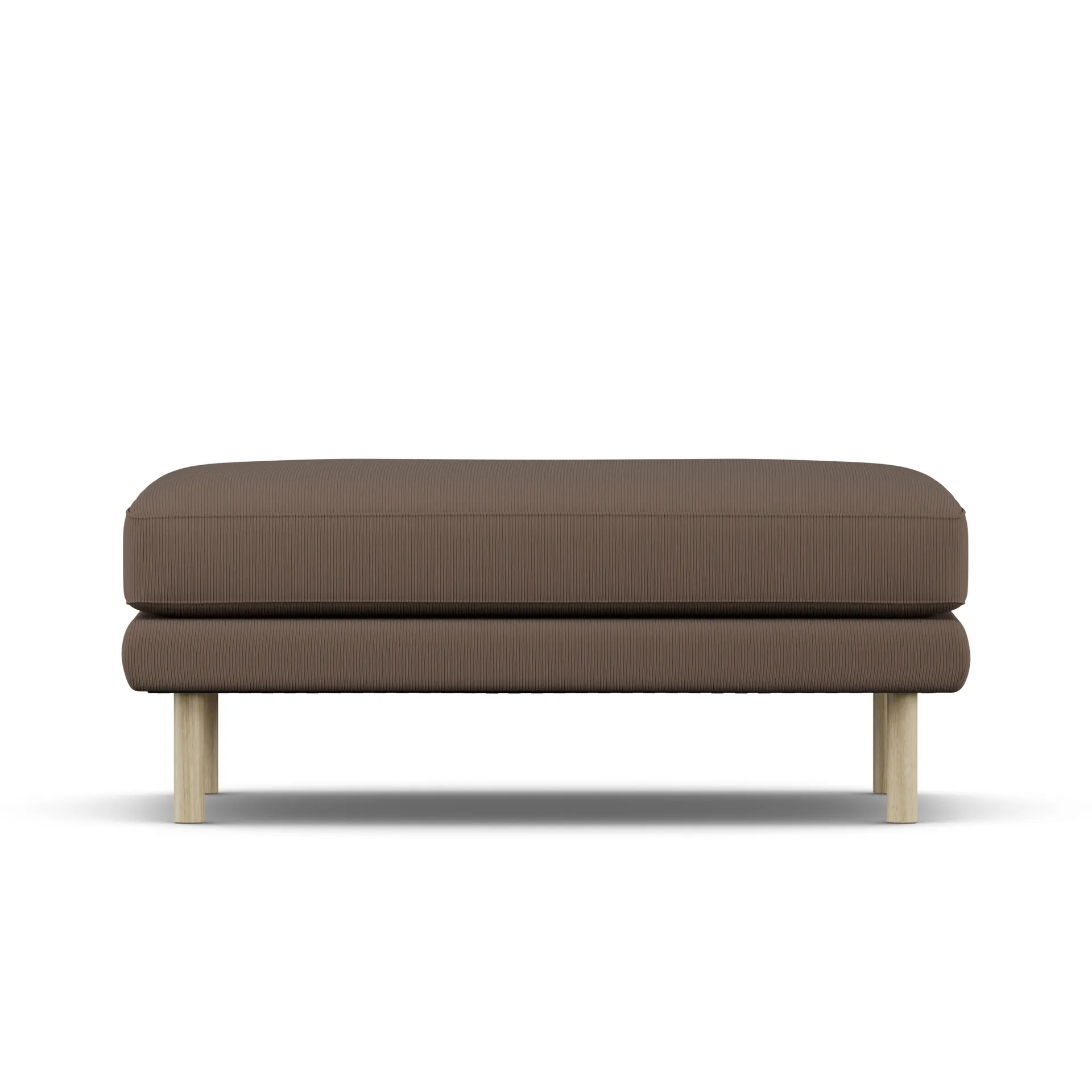 Bredhult Fußhocker, Jump Brown 1955-Eiche weiß geölt 1898