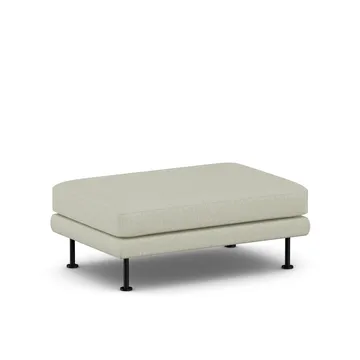 Bredhult Fußhocker - Luiza Beige 3981-Schwarzer Stahl - 1898