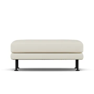 Bredhult Fußhocker - Oslo Nature 1540-Schwarzer Stahl - 1898