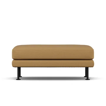 Bredhult Fußhocker - Same Ochre 6676-Schwarzer Stahl - 1898