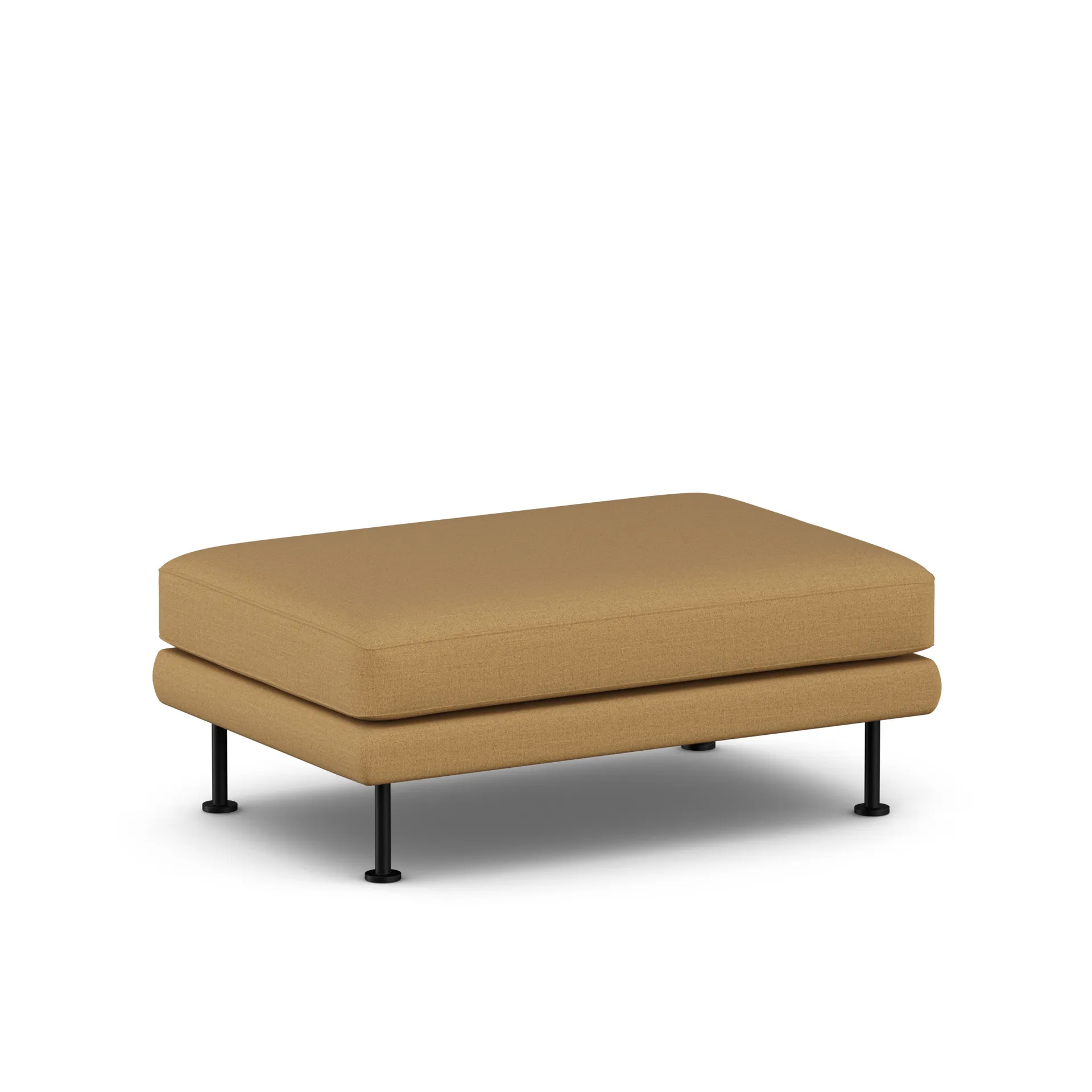 Bredhult Fußhocker, Same Ochre 6676-Schwarzer Stahl 1898