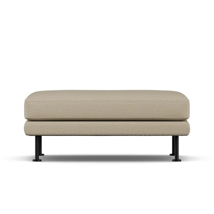 Bredhult Fußhocker - Same Sand 6672-Schwarzer Stahl - 1898