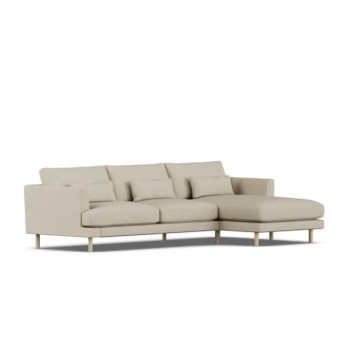 Bredhult Sofa - Bern Beige 0341-Eiche weiß geölt, 2,5-sitzig C1 - 1898