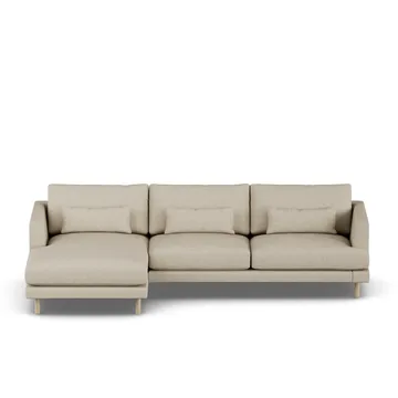 Bredhult Sofa - Bern Beige 0341-Eiche weiß geölt, 2,5-sitzig C2 - 1898