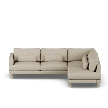 Bredhult Sofa - Bern Beige 0341-Eiche weiß geölt, 3-sitzig A1 - 1898