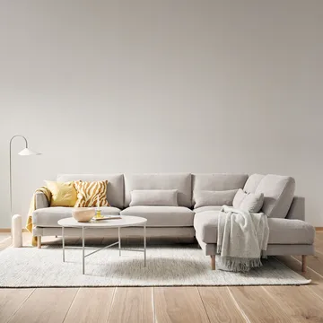 Bredhult Sofa - Bern Beige 0341-Eiche weiß geölt, 3-sitzig A1 - 1898