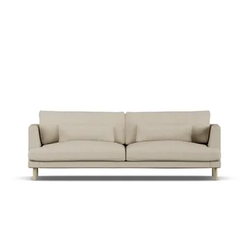 Bredhult Sofa - Bern Beige 0341-Eiche weiß geölt, 3-sitzig - 1898