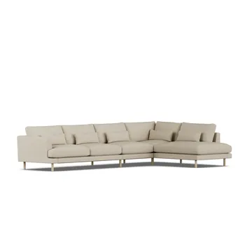 Bredhult Sofa - Bern Beige 0341-Eiche weiß geölt, 4-sitzig B1 - 1898