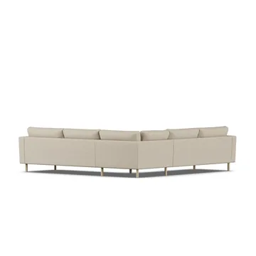 Bredhult Sofa - Bern Beige 0341-Eiche weiß geölt, Ecksofa F - 1898