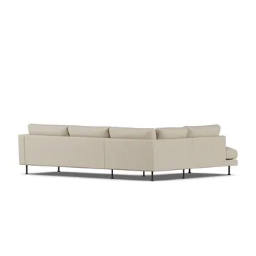 Bredhult Sofa - Bern Beige 0341-Schwarzer Stahl, 3-sitzig A2 - 1898
