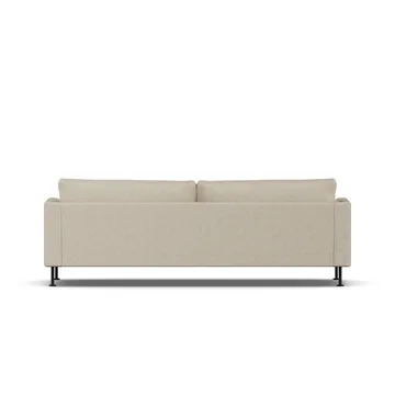 Bredhult Sofa - Bern Beige 0341-Schwarzer Stahl, 3-sitzig - 1898