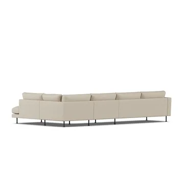 Bredhult Sofa - Bern Beige 0341-Schwarzer Stahl, 4-sitzig B1 - 1898