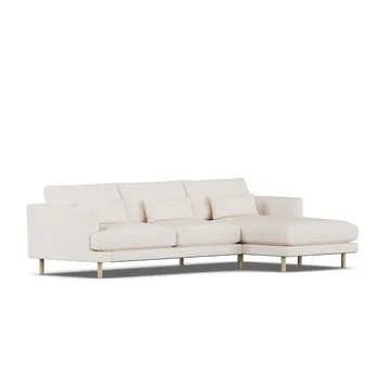 Bredhult Sofa - Caleido Beige 9600-Eiche weiß geölt, 2,5-sitzig C1 - 1898