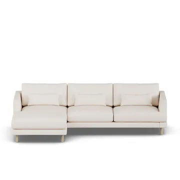 Bredhult Sofa - Caleido Beige 9600-Eiche weiß geölt, 2,5-sitzig C2 - 1898
