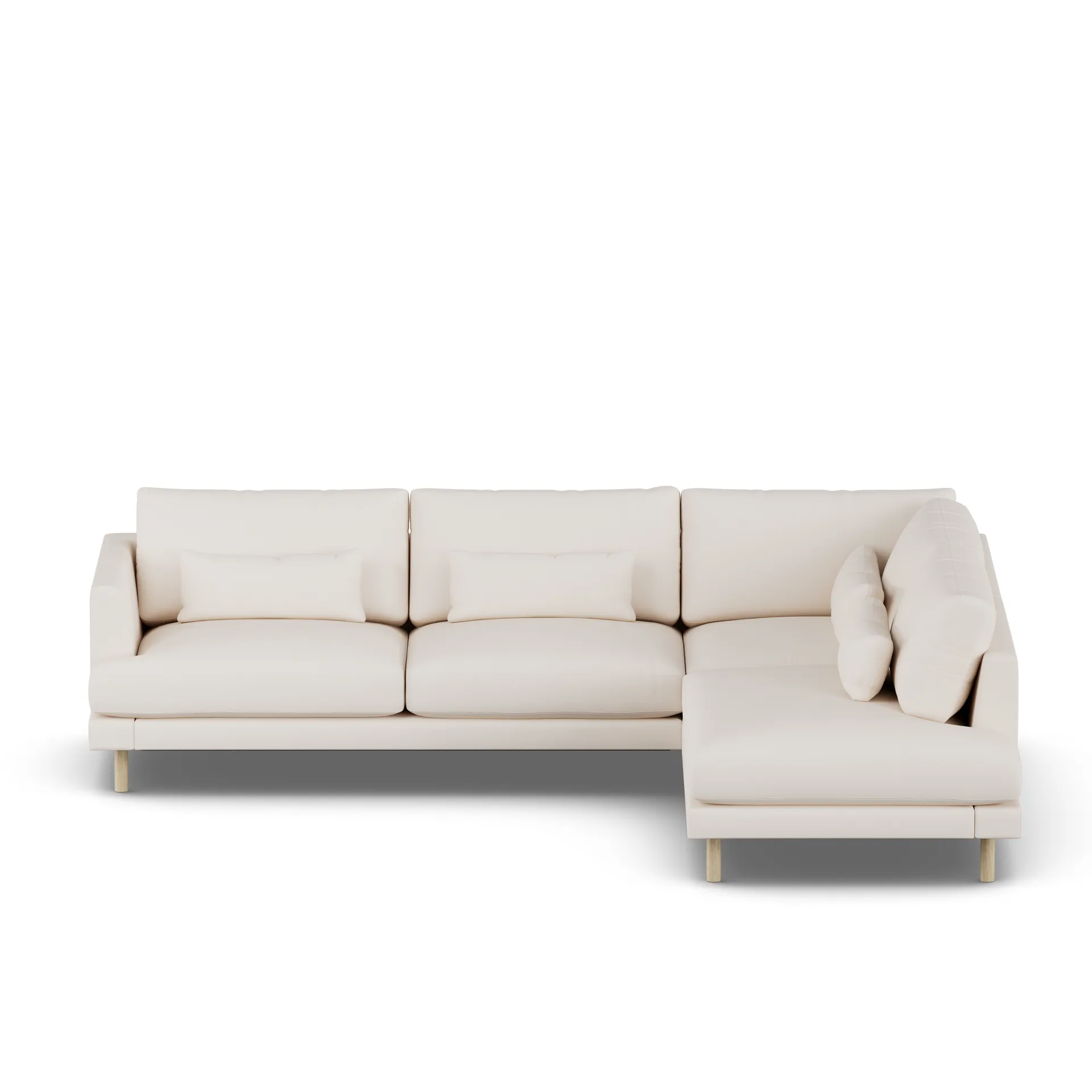 Bredhult Sofa, Caleido Beige 9600-Eiche weiß geölt, 3-sitzig A1 1898