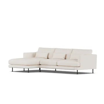 Bredhult Sofa - Caleido Beige 9600-Schwarzer Stahl, 2,5-sitzig C2 - 1898