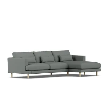 Bredhult Sofa - Caleido Grey 1240-Eiche weiß geölt, 2,5-sitzig C1 - 1898