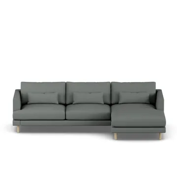 Bredhult Sofa - Caleido Grey 1240-Eiche weiß geölt, 2,5-sitzig C1 - 1898