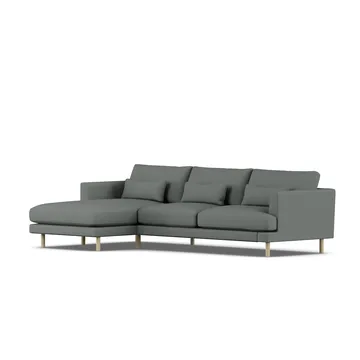 Bredhult Sofa - Caleido Grey 1240-Eiche weiß geölt, 2,5-sitzig C2 - 1898