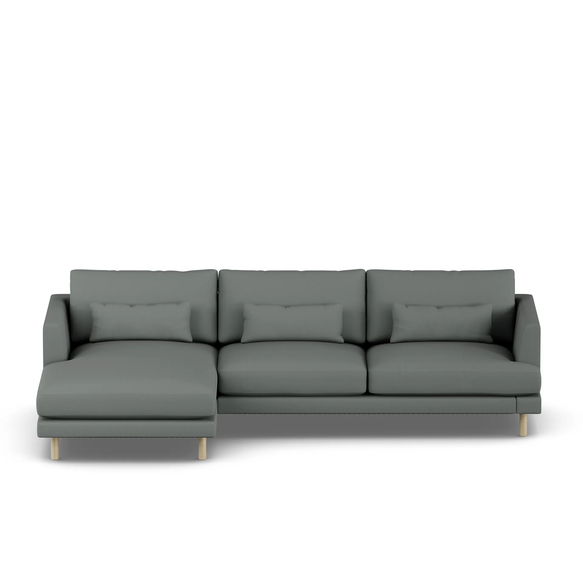 Bredhult Sofa, Caleido Grey 1240-Eiche weiß geölt, 2,5-sitzig C2 1898