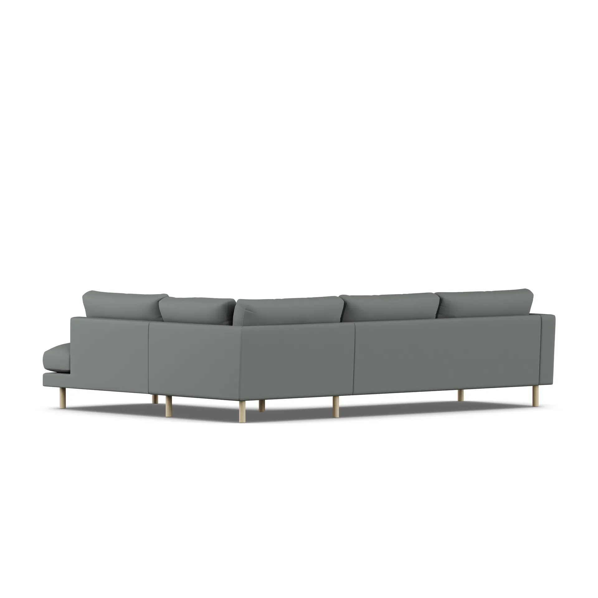 Bredhult Sofa, Caleido Grey 1240-Eiche weiß geölt, 3-sitzig A1 1898