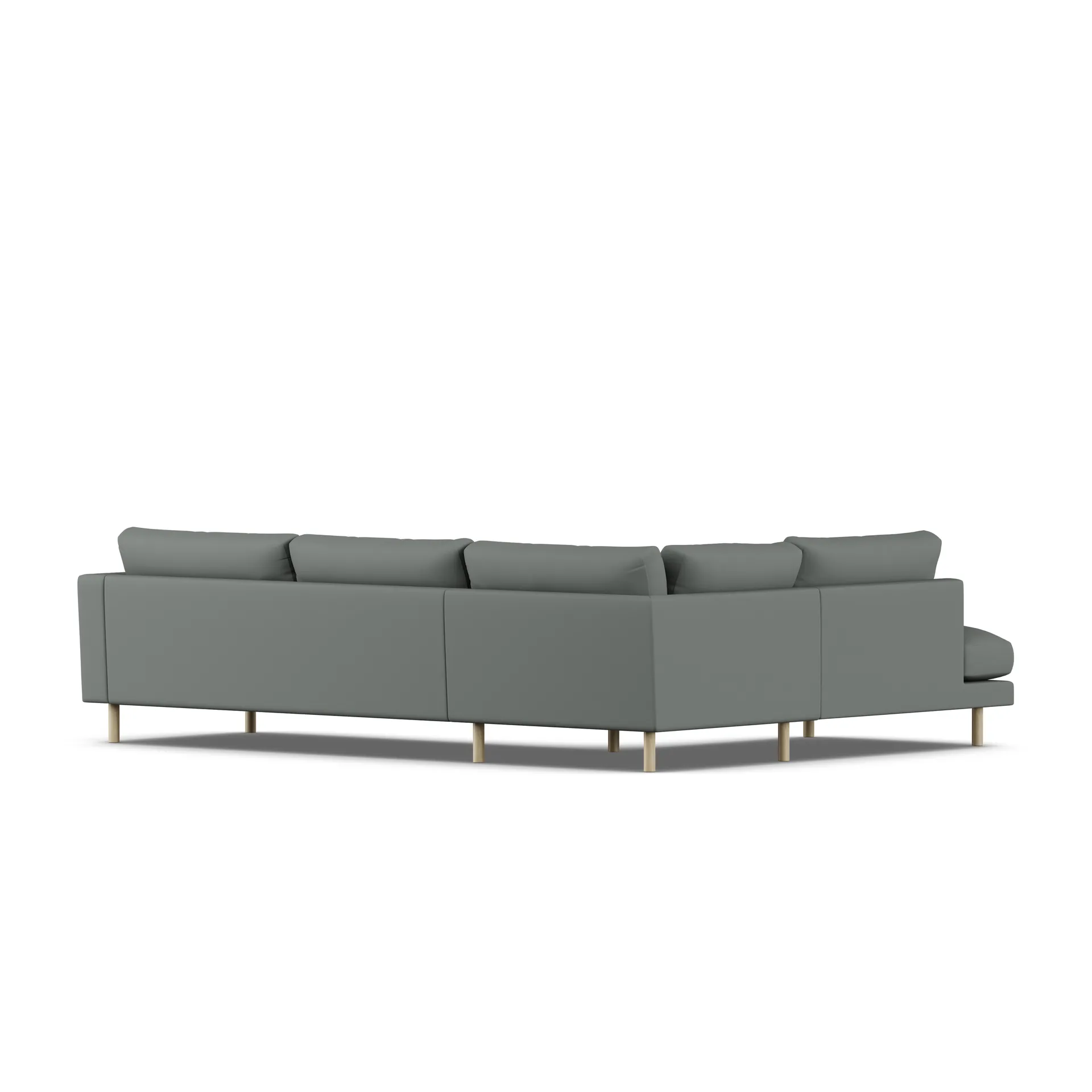 Bredhult Sofa, Caleido Grey 1240-Eiche weiß geölt, 3-sitzig A2 1898