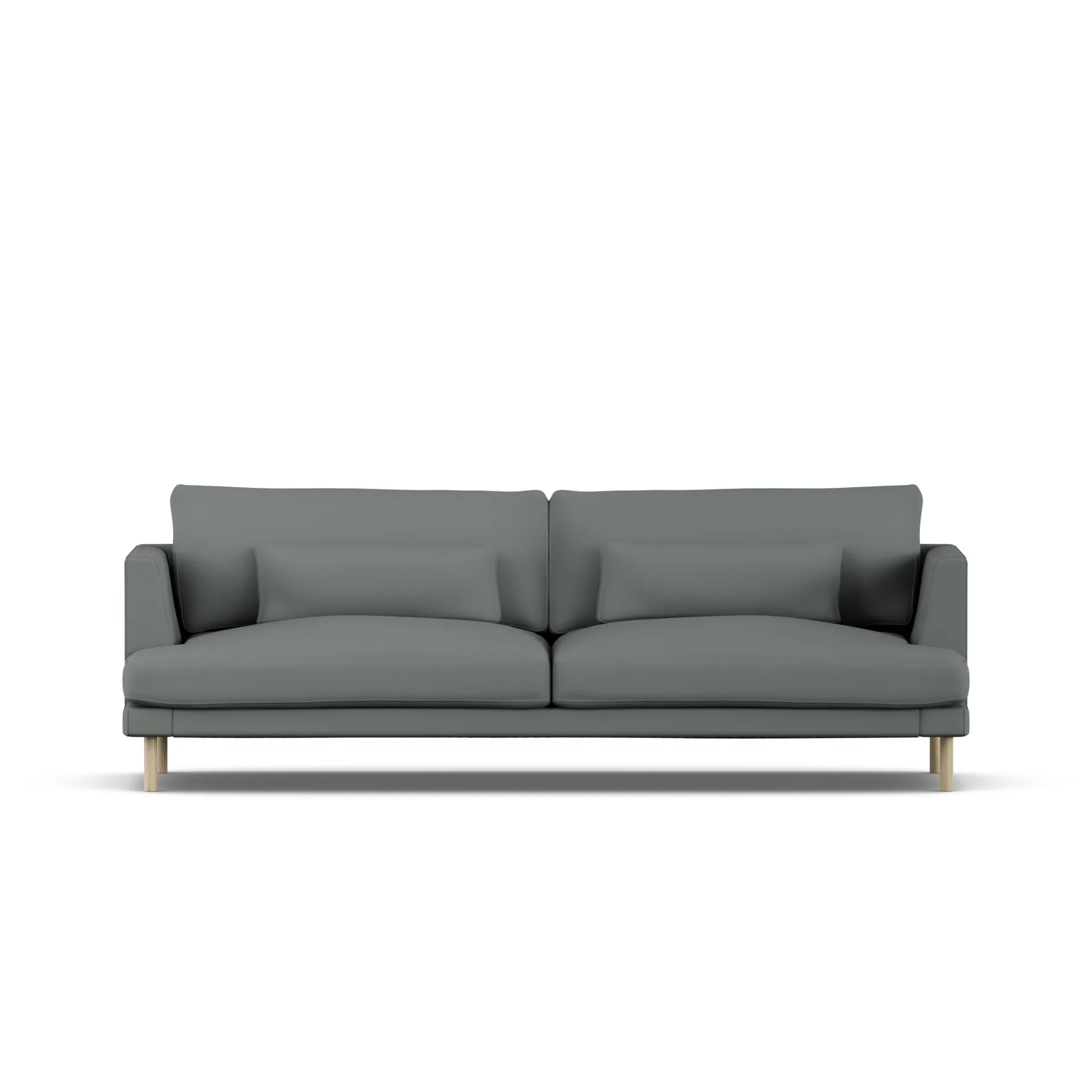 Bredhult Sofa, Caleido Grey 1240-Eiche weiß geölt, 3-sitzig 1898
