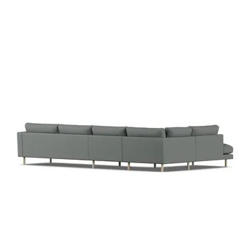 Bredhult Sofa - Caleido Grey 1240-Eiche weiß geölt, 4-sitzig B2 - 1898