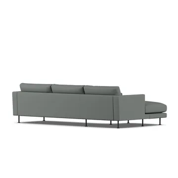 Bredhult Sofa - Caleido Grey 1240-Schwarzer Stahl, 2,5-sitzig C2 - 1898
