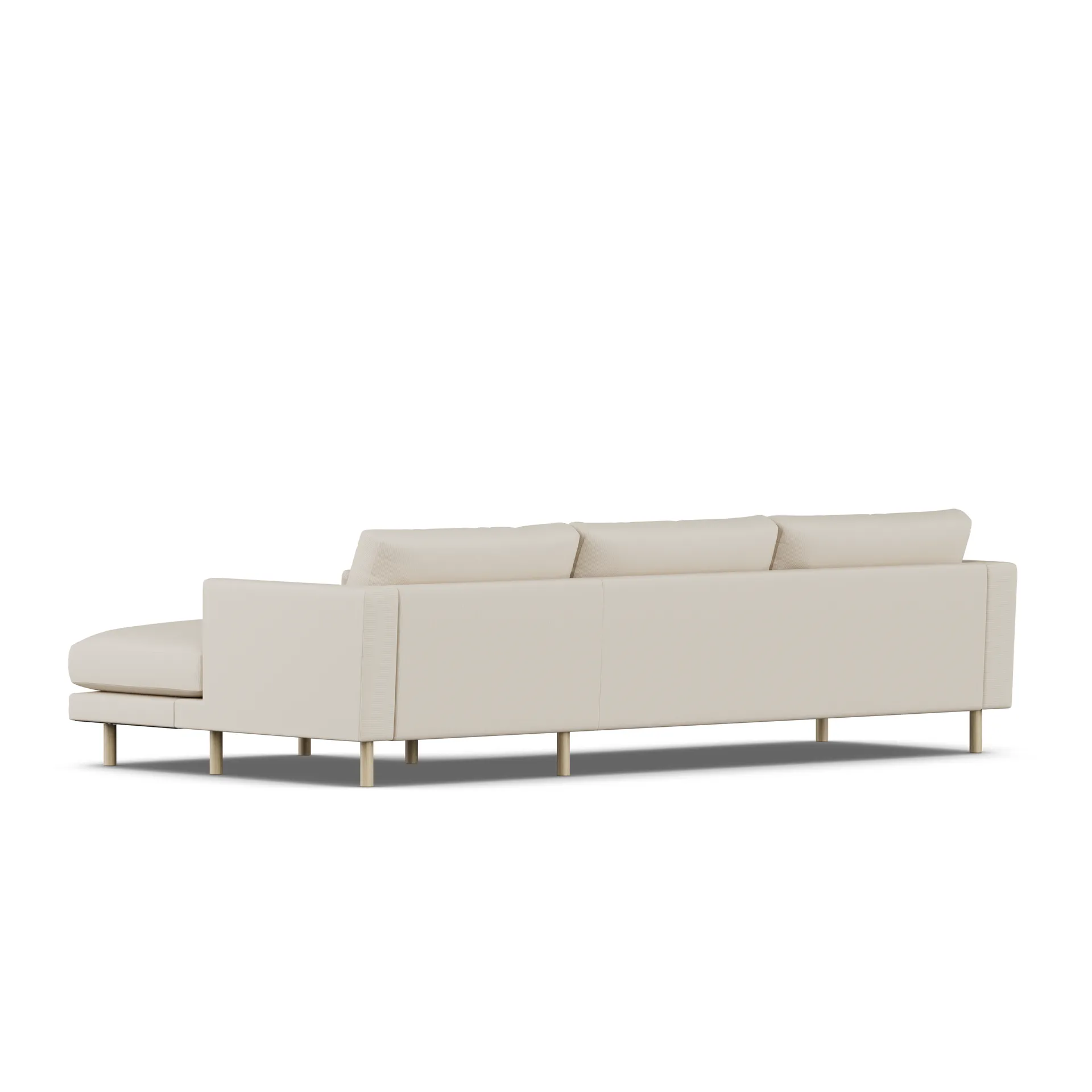 Bredhult Sofa, Jump Beige 1956-Eiche weiß geölt, 2,5-sitzig C1 1898