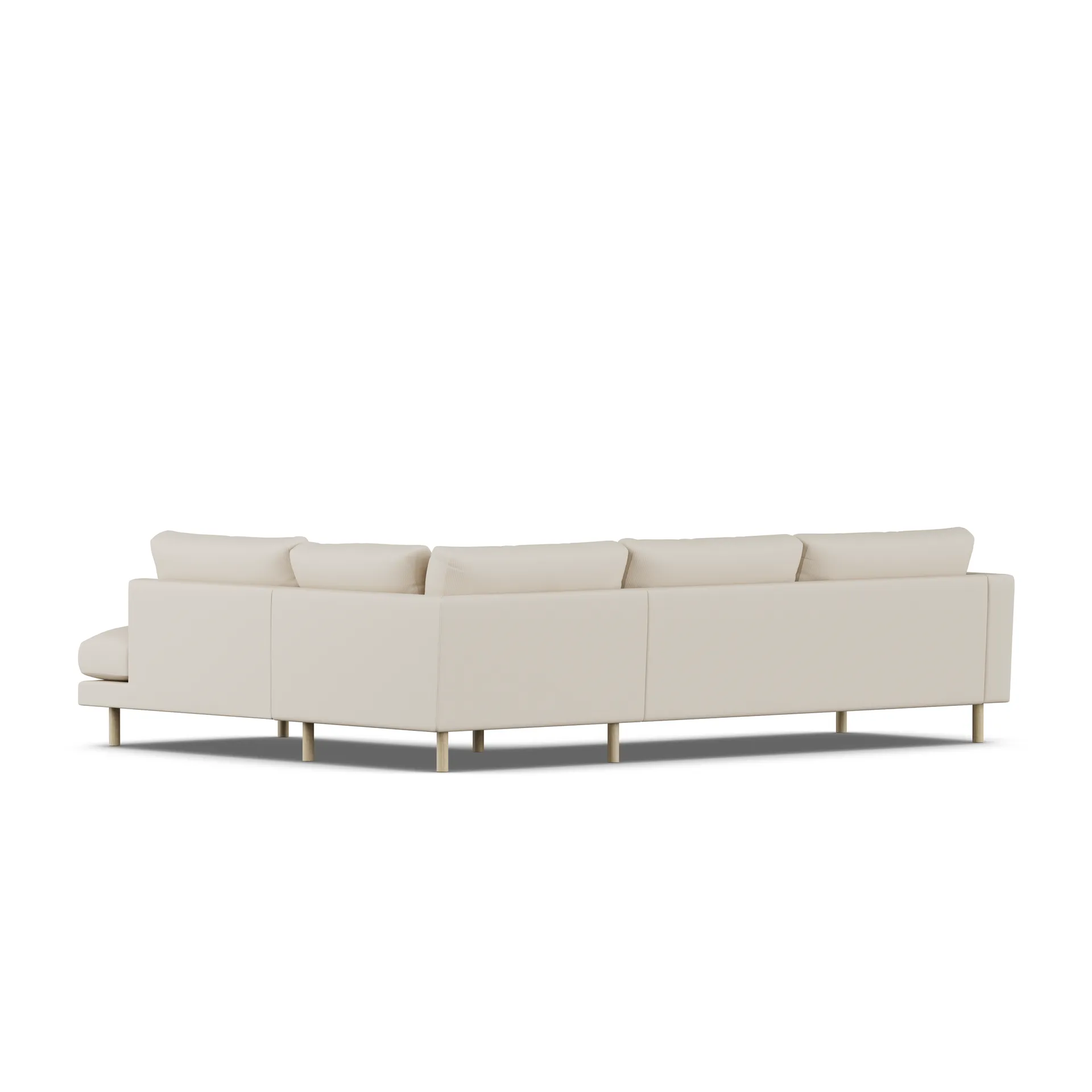 Bredhult Sofa, Jump Beige 1956-Eiche weiß geölt, 3-sitzig A1 1898