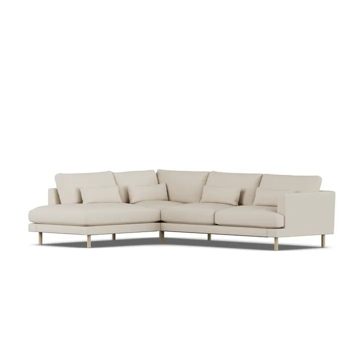 Bredhult Sofa - Jump Beige 1956-Eiche weiß geölt, 3-sitzig A2 - 1898