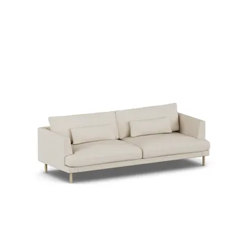 Bredhult Sofa - Jump Beige 1956-Eiche weiß geölt, 3-sitzig - 1898