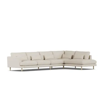 Bredhult Sofa - Jump Beige 1956-Eiche weiß geölt, 4-sitzig B1 - 1898