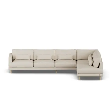 Bredhult Sofa - Jump Beige 1956-Eiche weiß geölt, 4-sitzig B1 - 1898