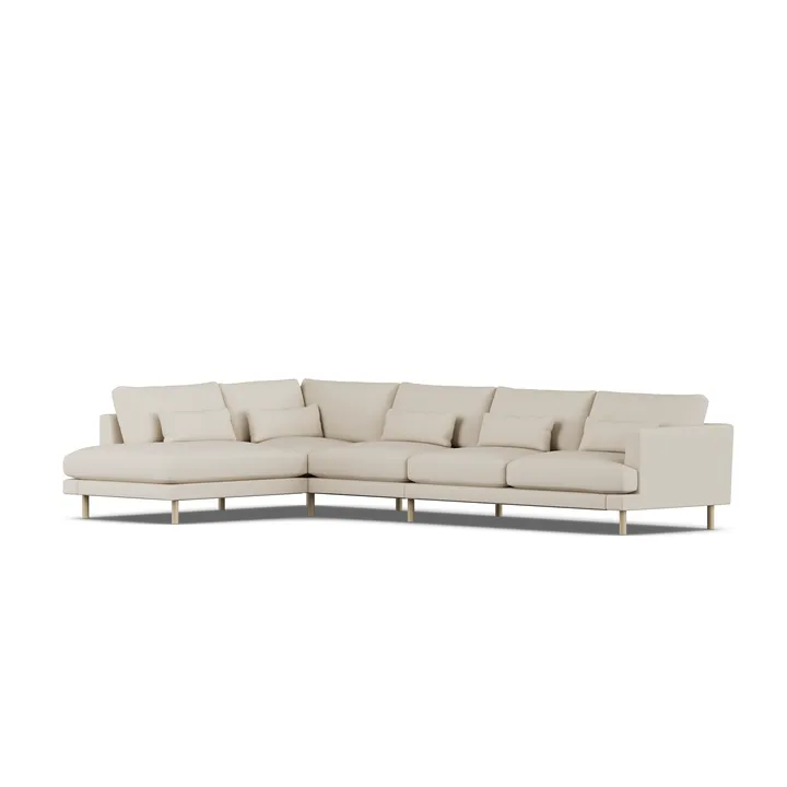 Bredhult Sofa - Jump Beige 1956-Eiche weiß geölt, 4-sitzig B2 - 1898
