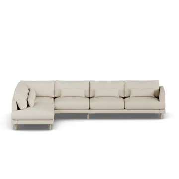 Bredhult Sofa - Jump Beige 1956-Eiche weiß geölt, 4-sitzig B2 - 1898