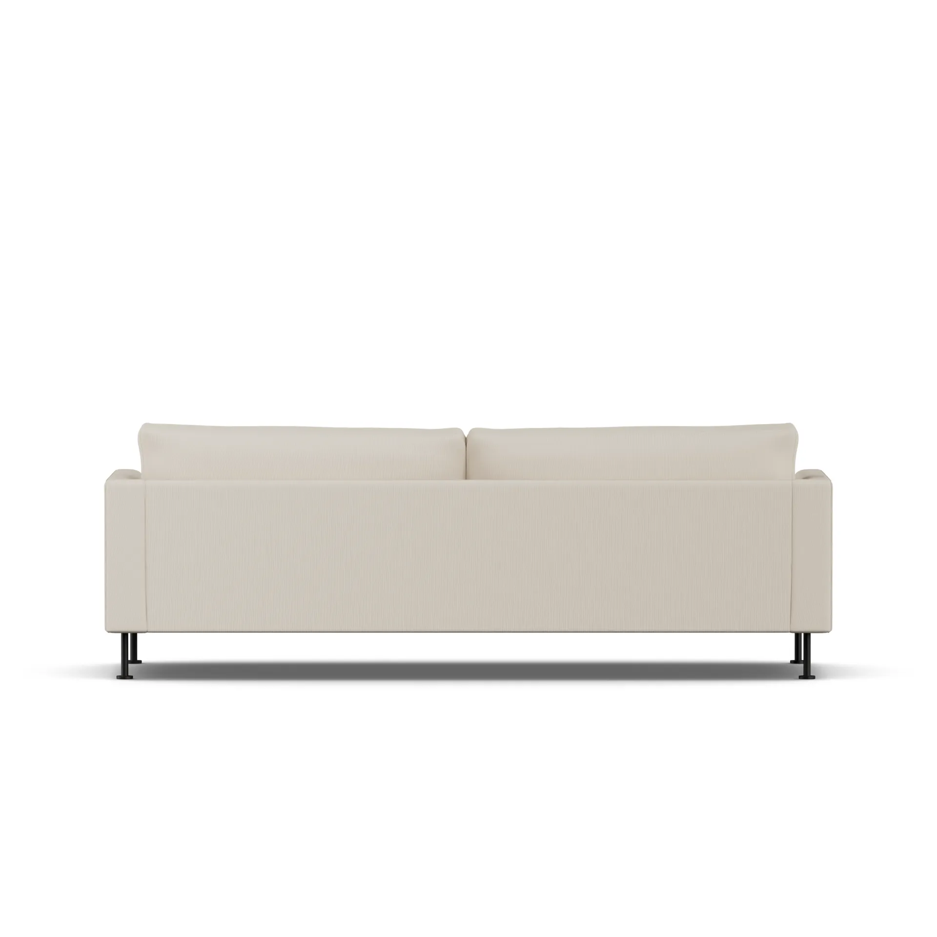 Bredhult Sofa, Jump Beige 1956-Schwarzer Stahl, 3-sitzig 1898