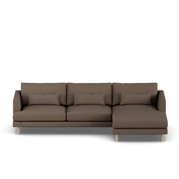 Bredhult Sofa - Jump Brown 1955-Eiche weiß geölt, 2,5-sitzig C1 - 1898