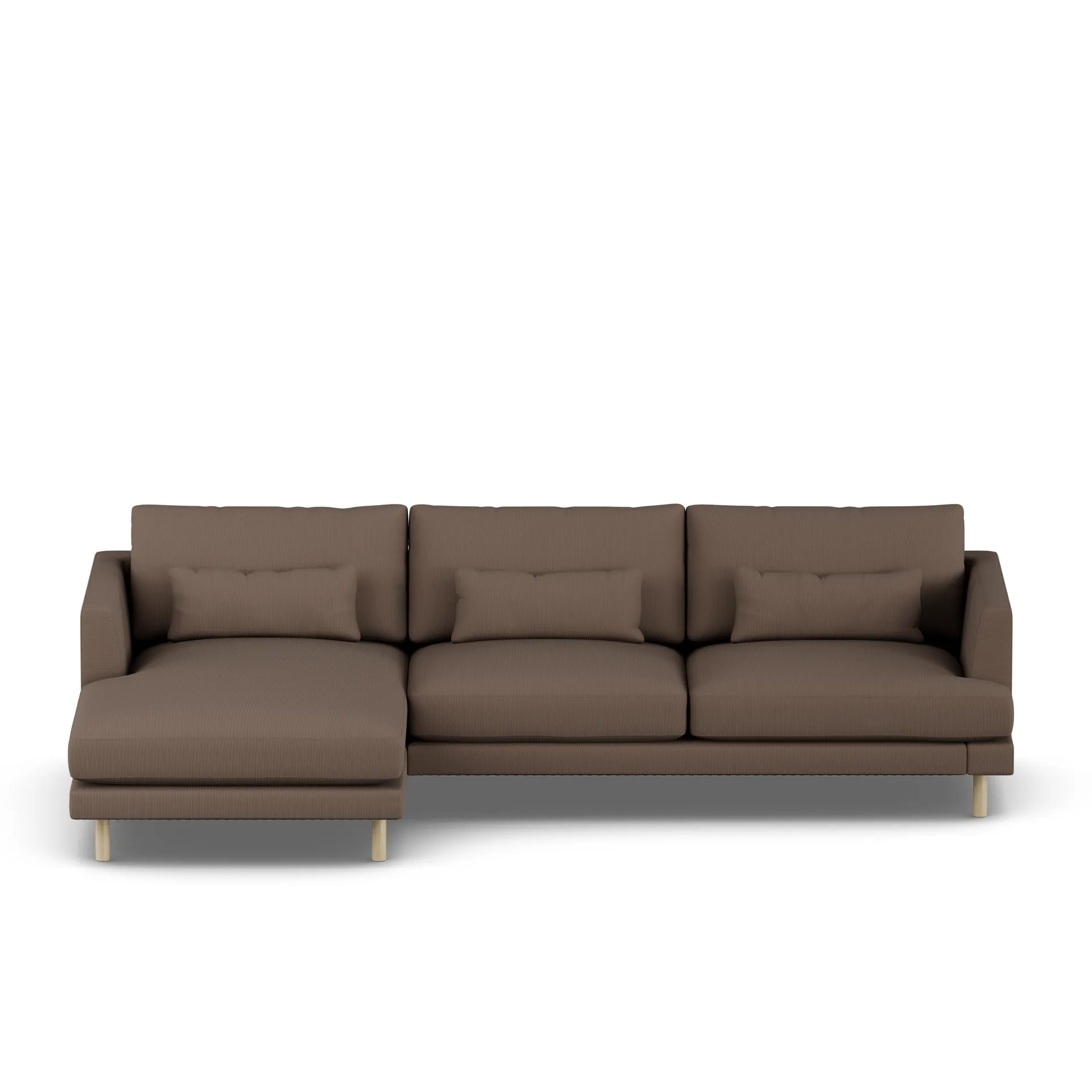Bredhult Sofa, Jump Brown 1955-Eiche weiß geölt, 2,5-sitzig C2 1898