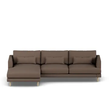 Bredhult Sofa - Jump Brown 1955-Eiche weiß geölt, 2,5-sitzig C2 - 1898