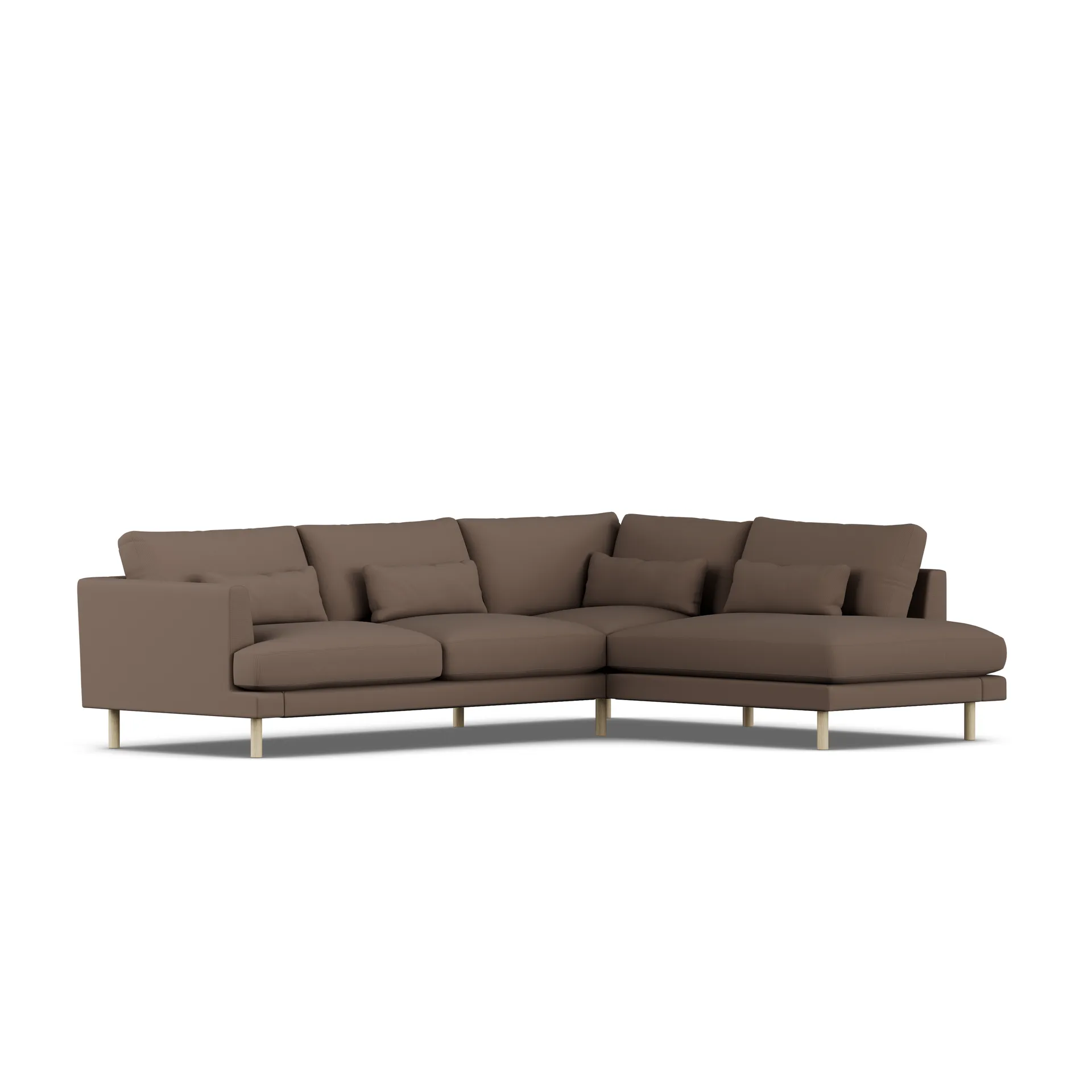 Bredhult Sofa, Jump Brown 1955-Eiche weiß geölt, 3-sitzig A1 1898