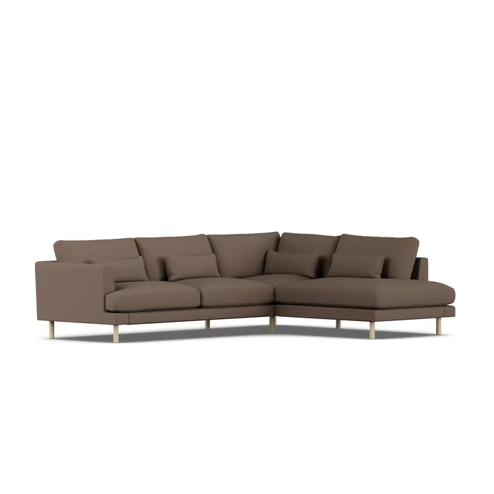 Bredhult Sofa - Jump Brown 1955-Eiche weiß geölt, 3-sitzig A1 - 1898