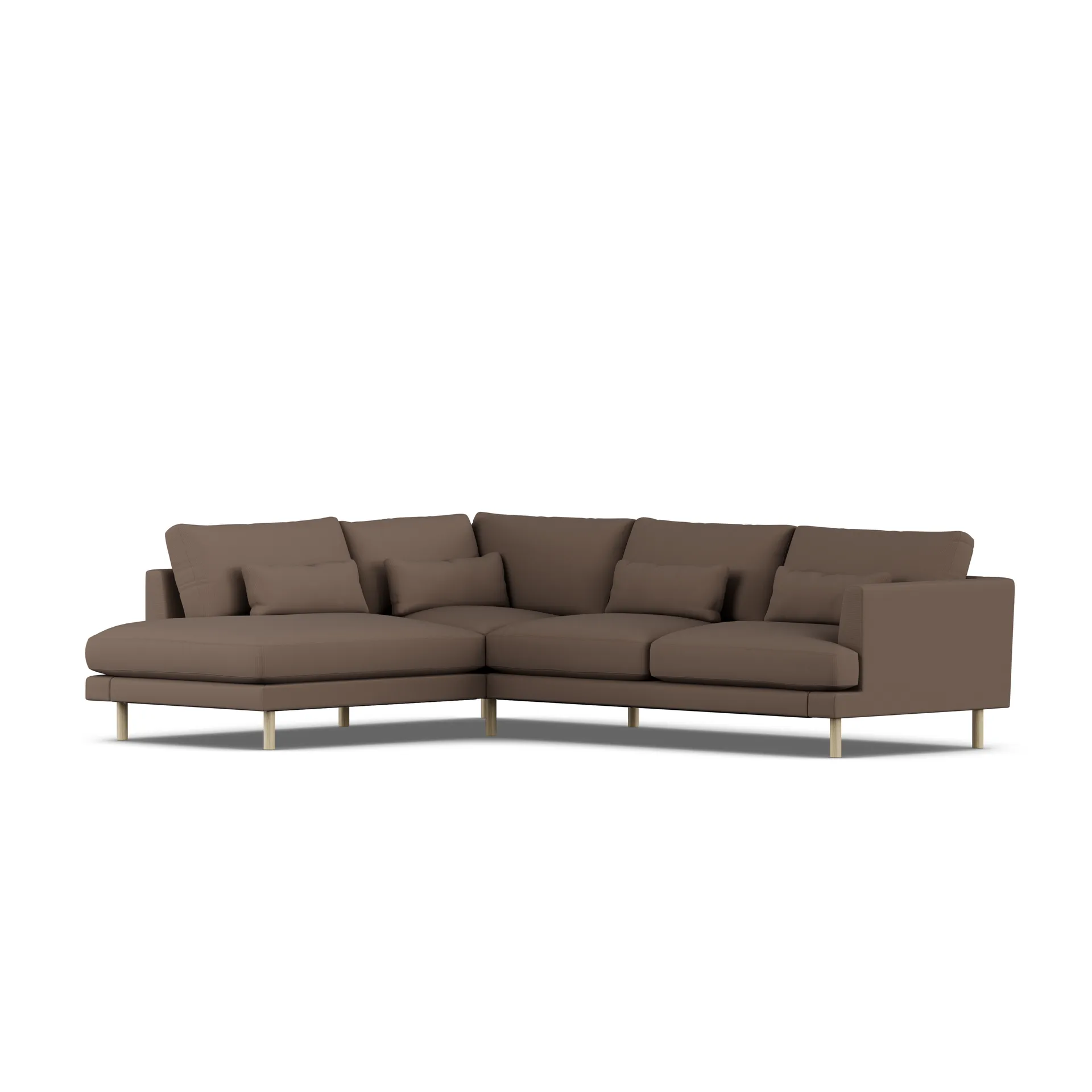 Bredhult Sofa, Jump Brown 1955-Eiche weiß geölt, 3-sitzig A2 1898