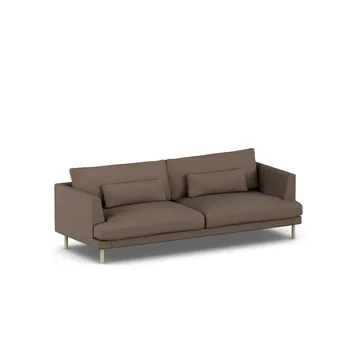 Bredhult Sofa - Jump Brown 1955-Eiche weiß geölt, 3-sitzig - 1898