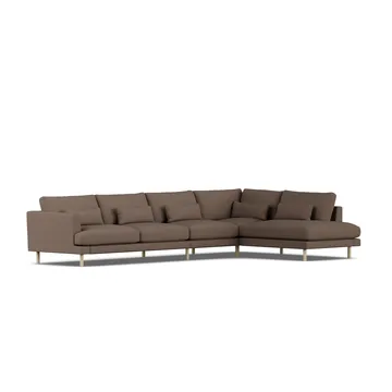 Bredhult Sofa - Jump Brown 1955-Eiche weiß geölt, 4-sitzig B1 - 1898