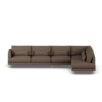 Bredhult Sofa - Jump Brown 1955-Eiche weiß geölt, 4-sitzig B1 - 1898