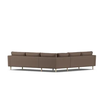 Bredhult Sofa - Jump Brown 1955-Eiche weiß geölt, Ecksofa F - 1898