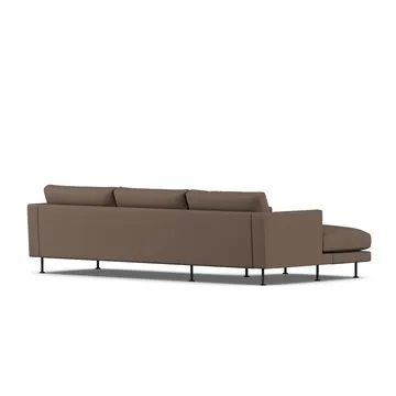 Bredhult Sofa - Jump Brown 1955-Schwarzer Stahl, 2,5-sitzig C2 - 1898